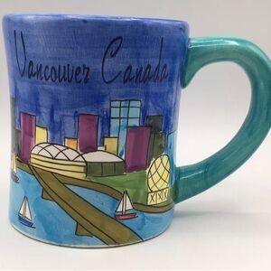 Vancouver Canada Ceramic Hand Painted Special Edition Mug By B. Nickason of NCP